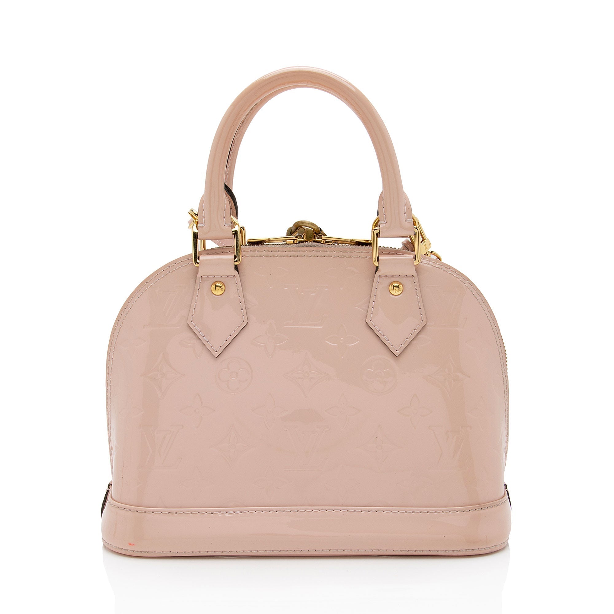 Louis Vuitton Monogram Vernis Alma BB Satchel (SHF-1Hki9h)