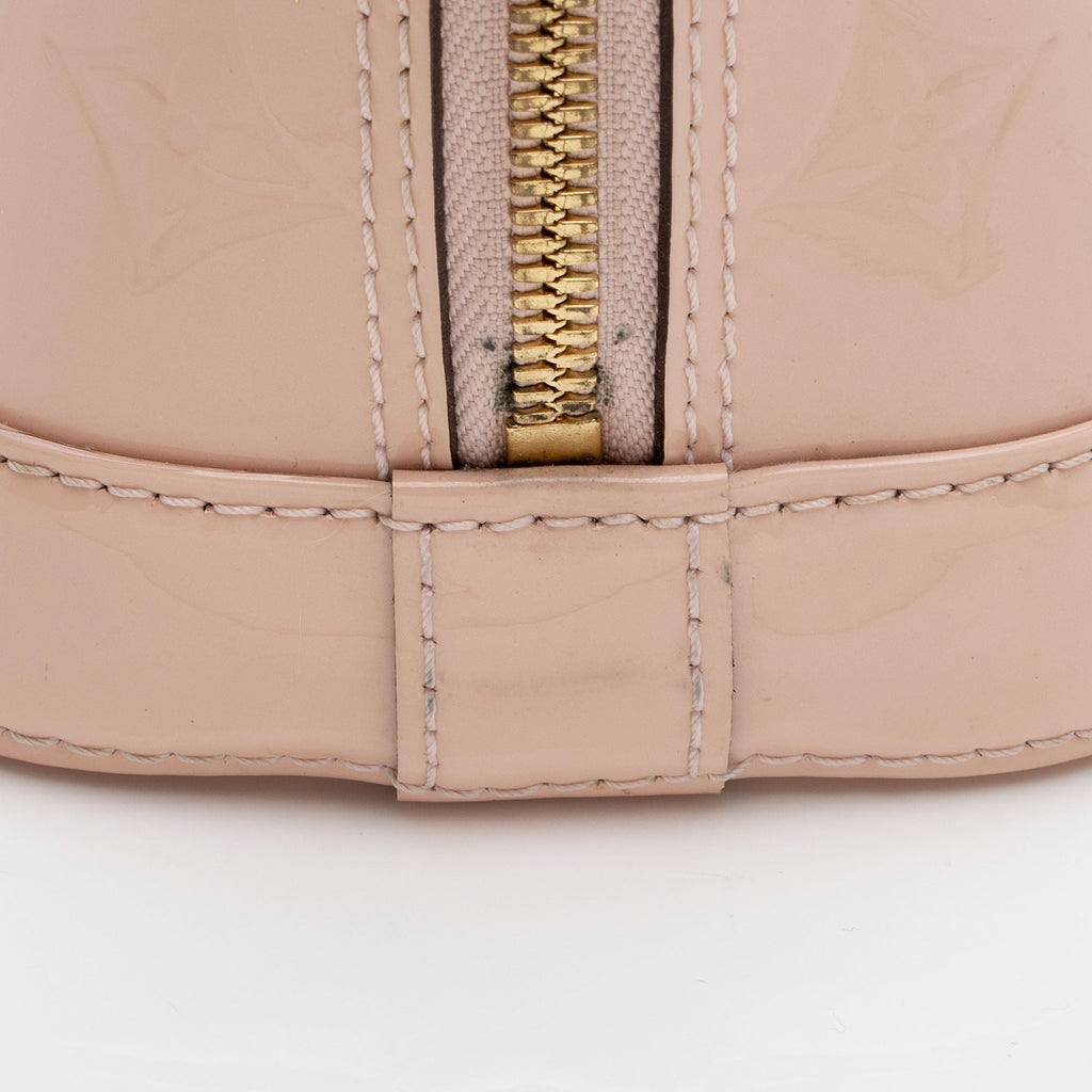 Louis Vuitton Monogram Vernis Alma BB Satchel (SHF-1Hki9h)