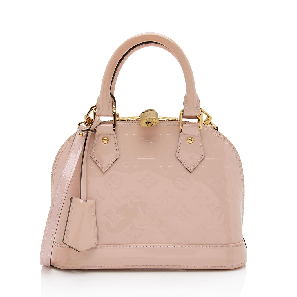 Louis Vuitton Monogram Vernis Alma BB Satchel (SHF-1Hki9h)