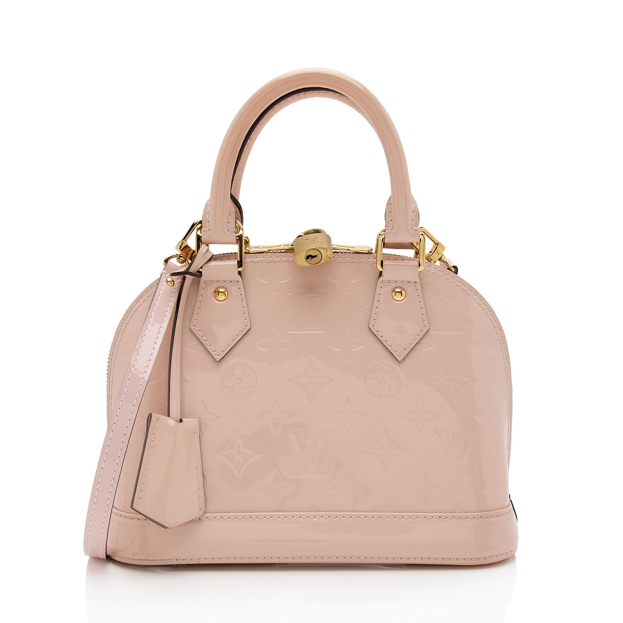 Louis Vuitton Monogram Vernis Alma BB Satchel (SHF-1Hki9h)