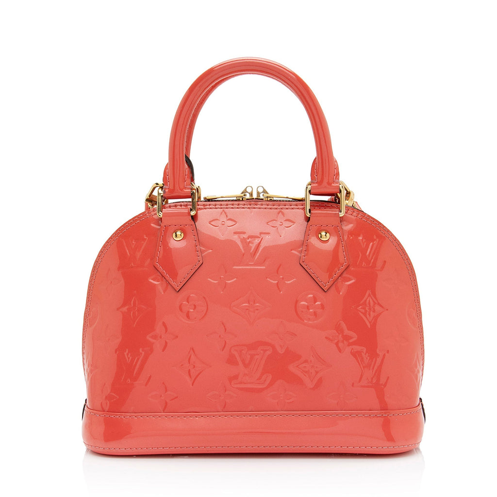 Louis Vuitton Monogram Vernis Alma BB Satchel (SHF-zmgCYX)