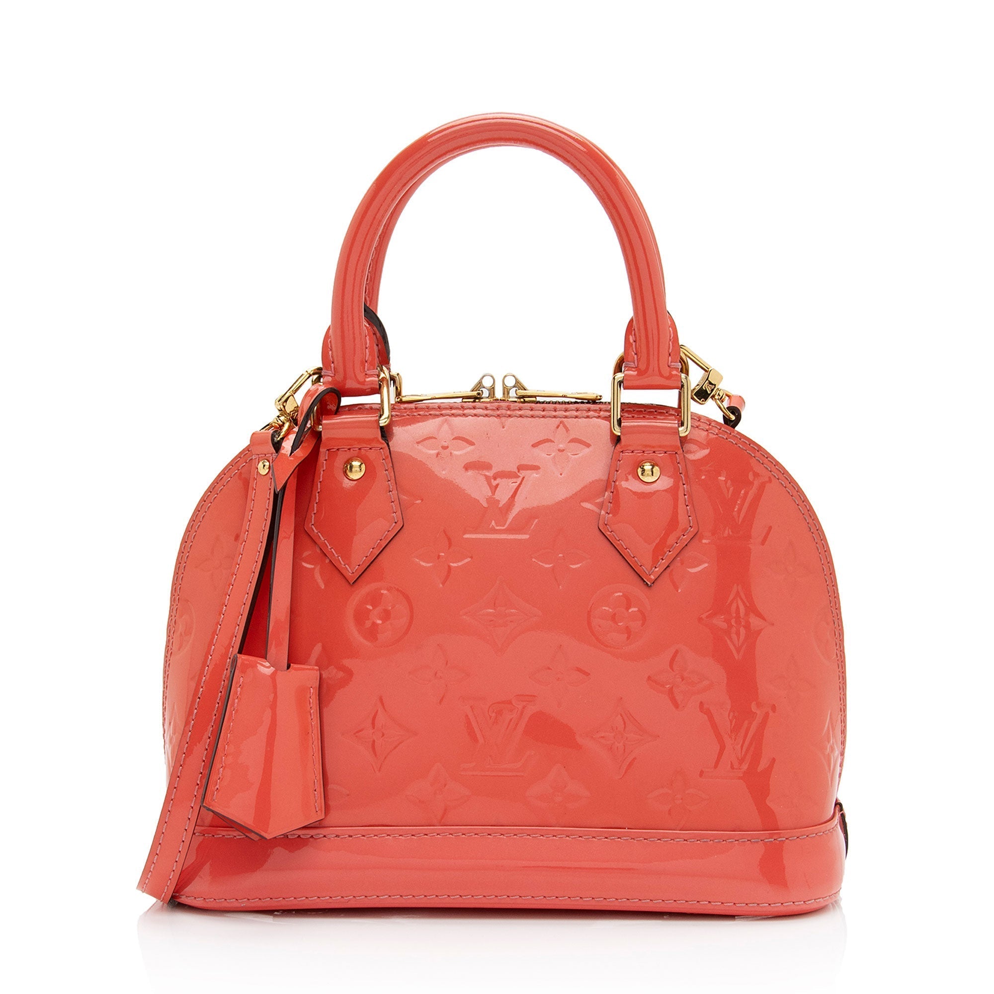 Louis Vuitton Monogram Vernis Alma BB Satchel (SHF-zmgCYX)