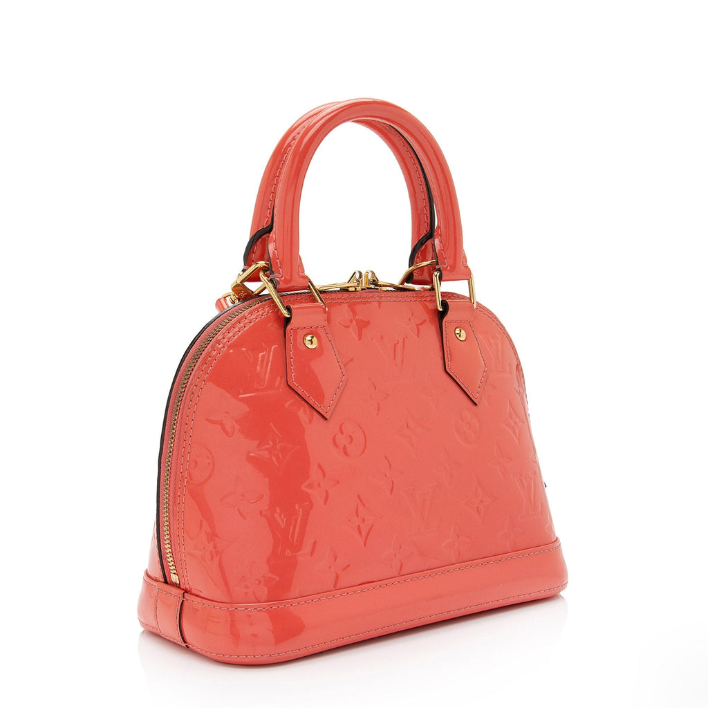 Louis Vuitton Monogram Vernis Alma BB Satchel (SHF-zmgCYX)