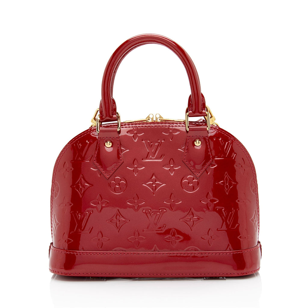 Louis Vuitton Monogram Vernis Alma BB Satchel (SHF-CV7nBZ)