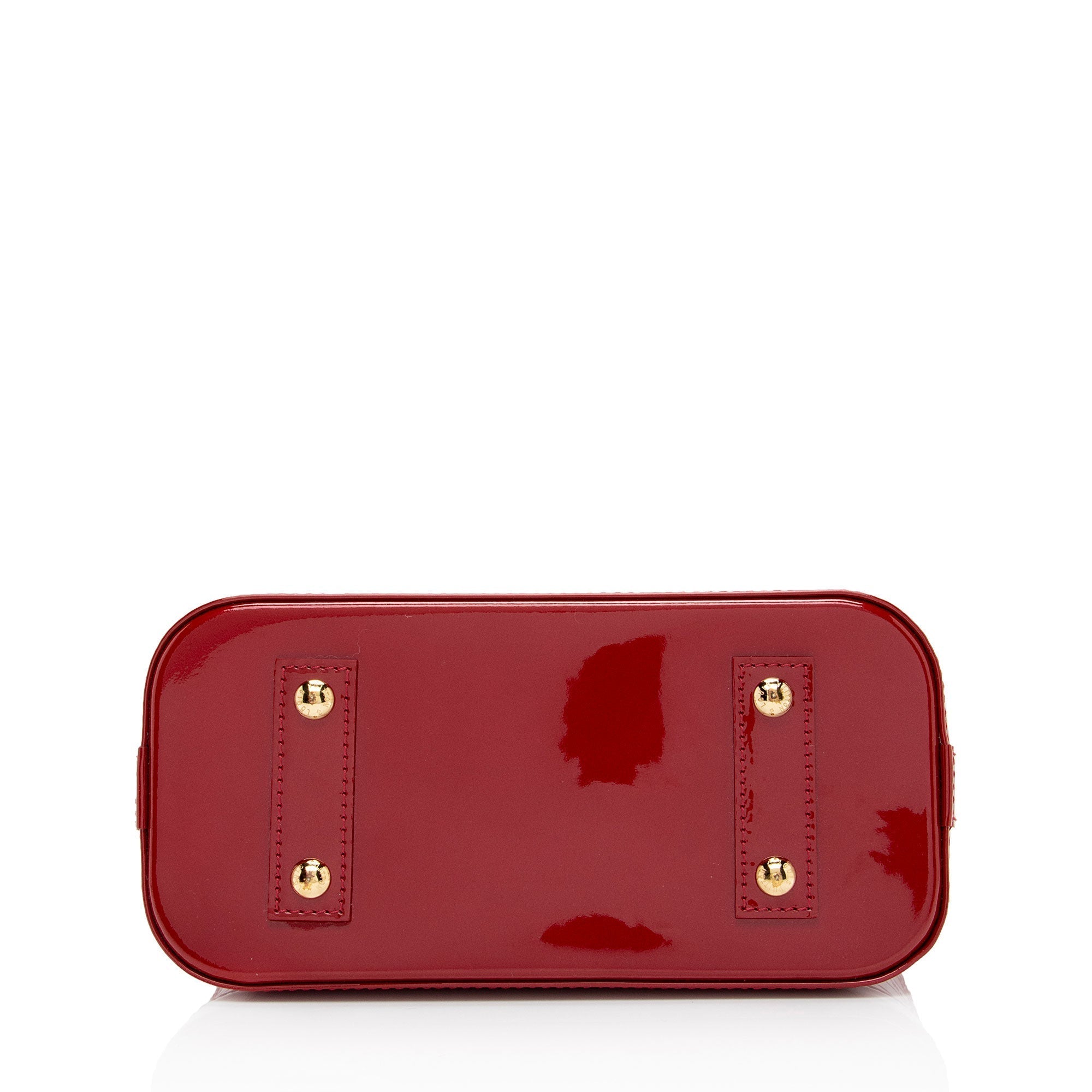 Louis Vuitton Monogram Vernis Alma BB Satchel (SHF-CV7nBZ)