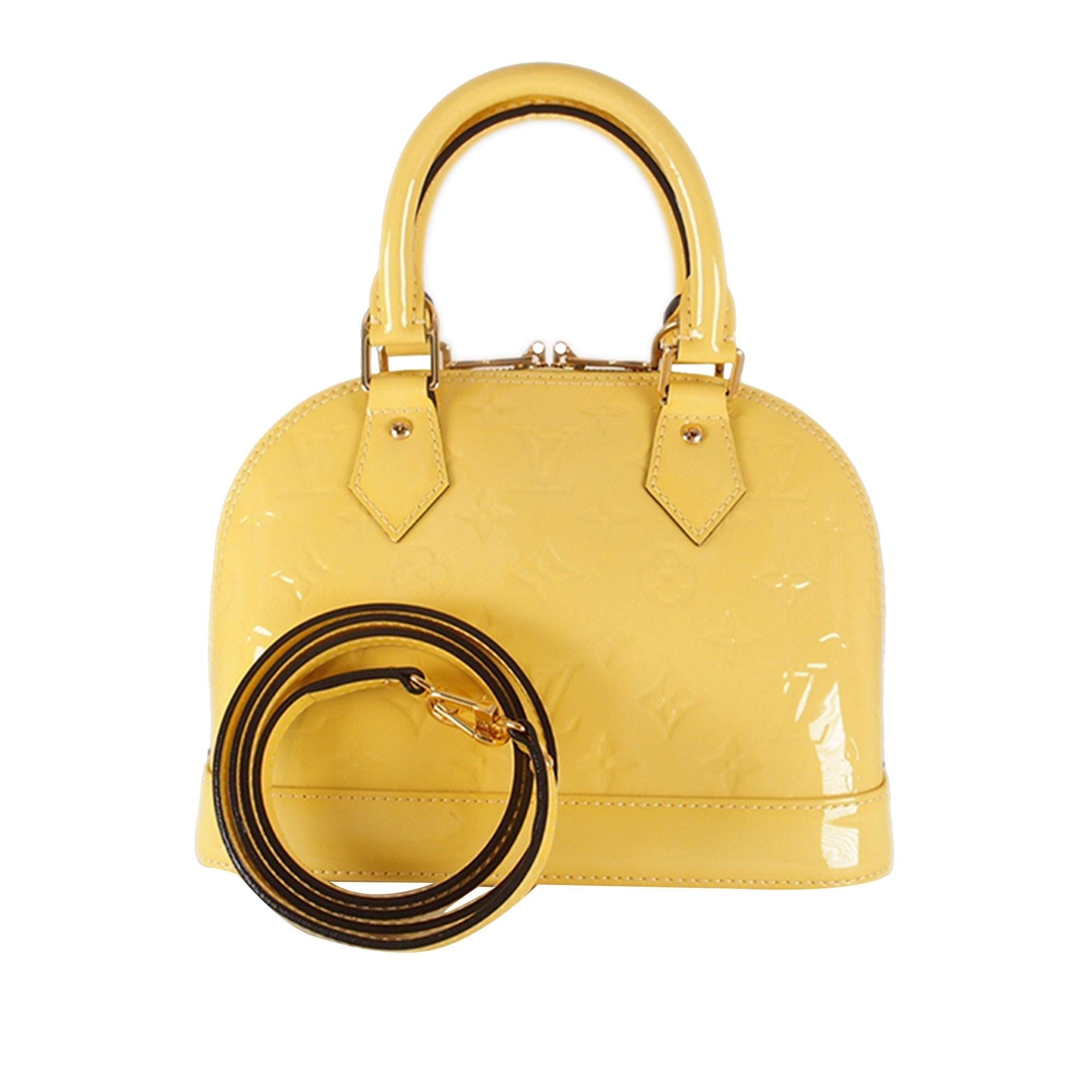 Louis Vuitton Monogram Vernis Alma BB (SHG-1NCxxW)