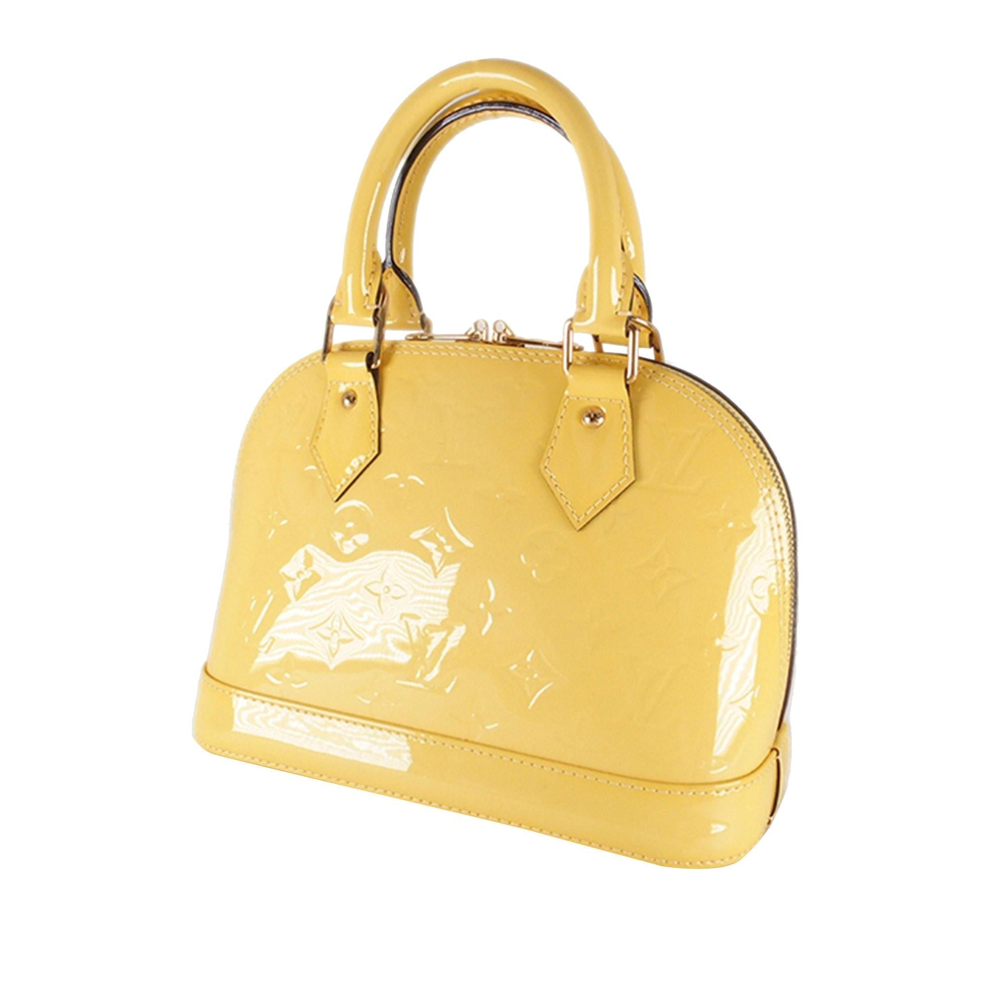 Louis Vuitton Monogram Vernis Alma BB (SHG-1NCxxW)