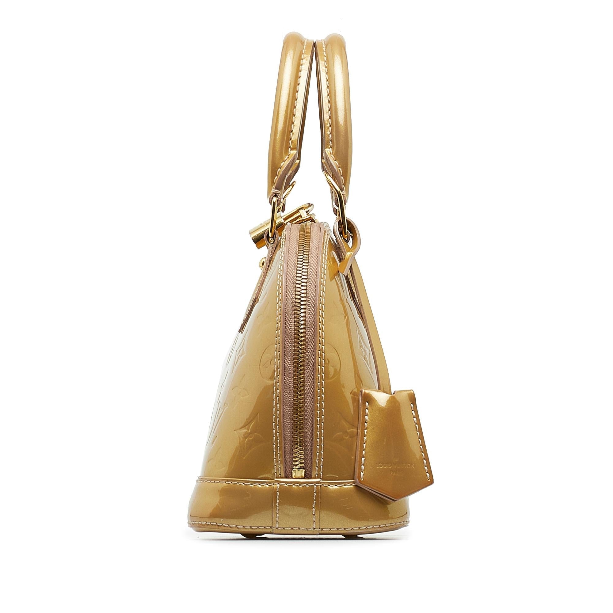 Louis Vuitton Monogram Vernis Alma BB (SHG-8kh7FP)