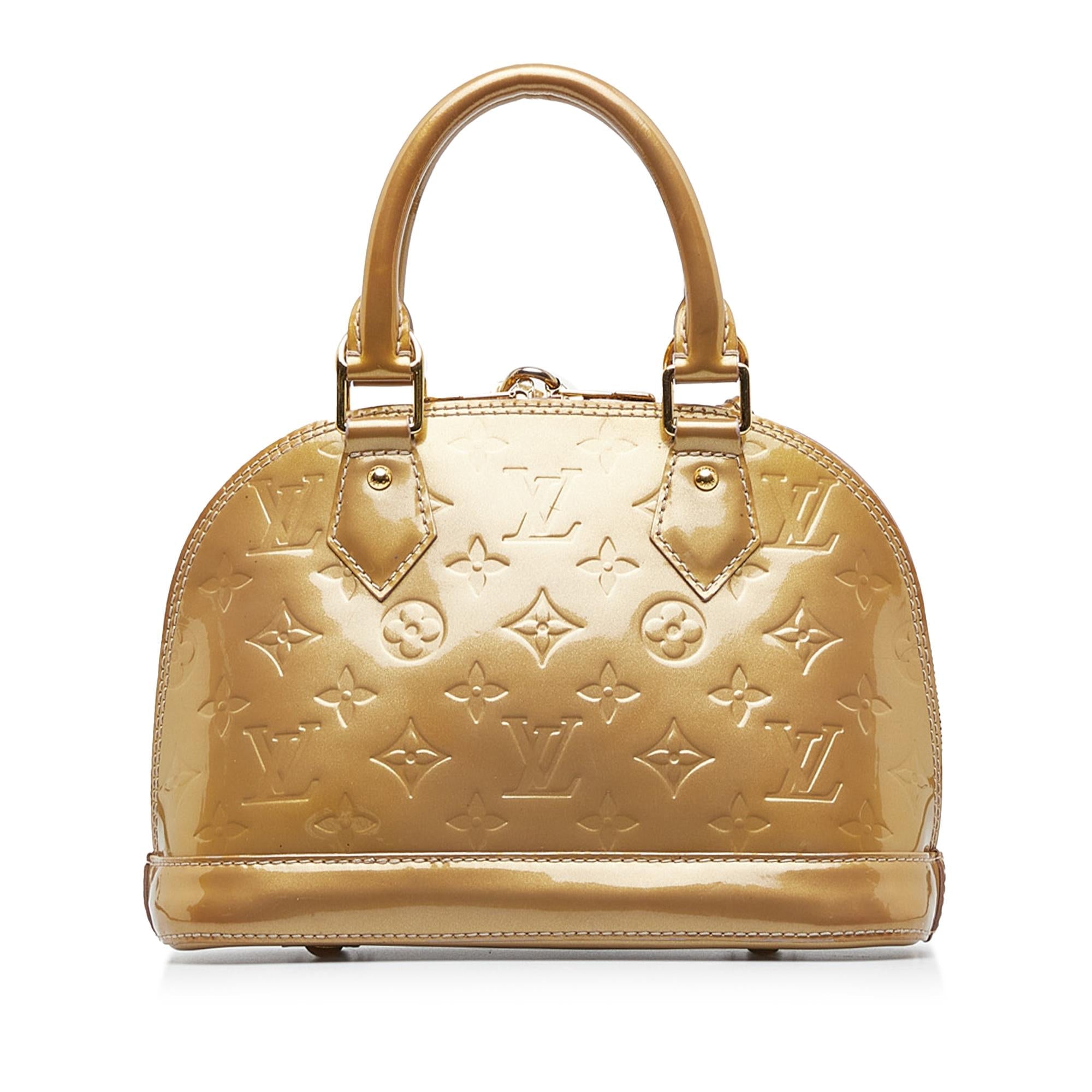 Louis Vuitton Monogram Vernis Alma BB (SHG-8kh7FP)