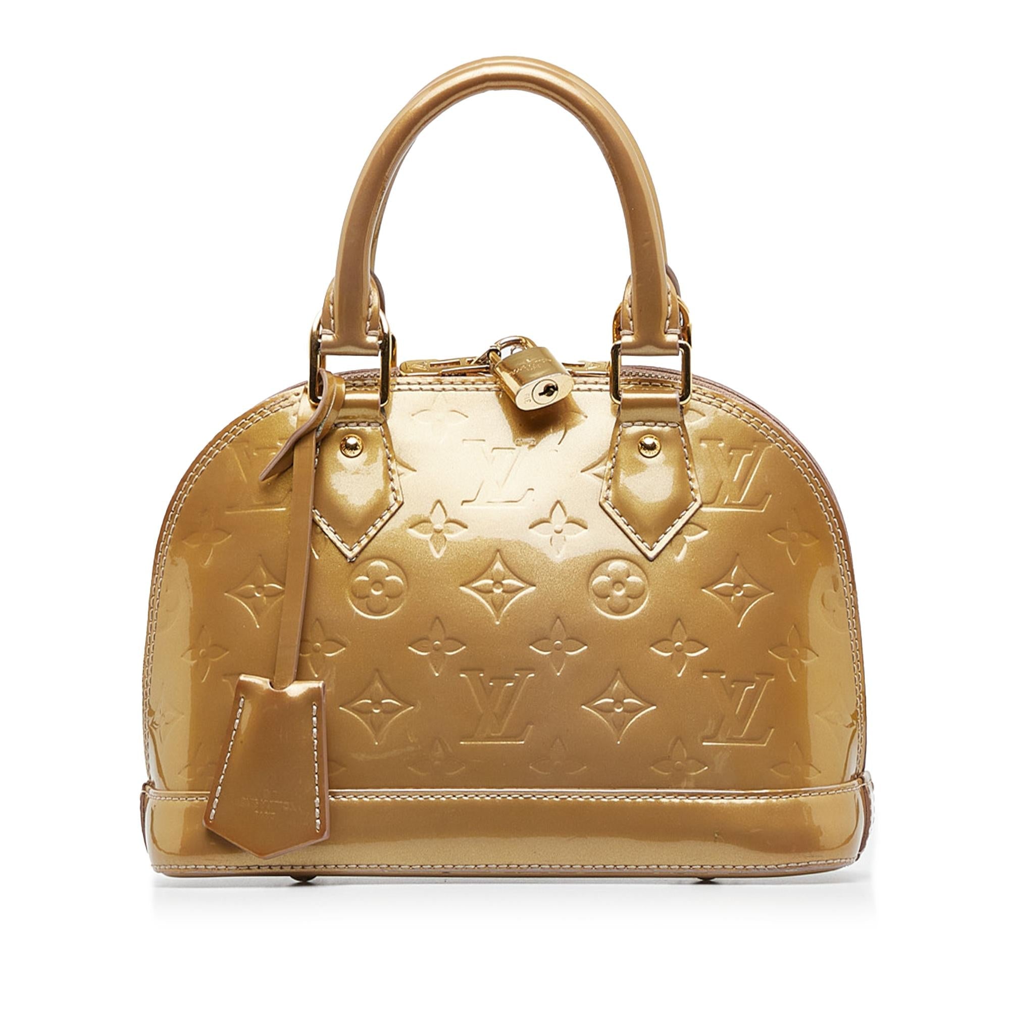 Louis Vuitton Monogram Vernis Alma BB (SHG-8kh7FP)