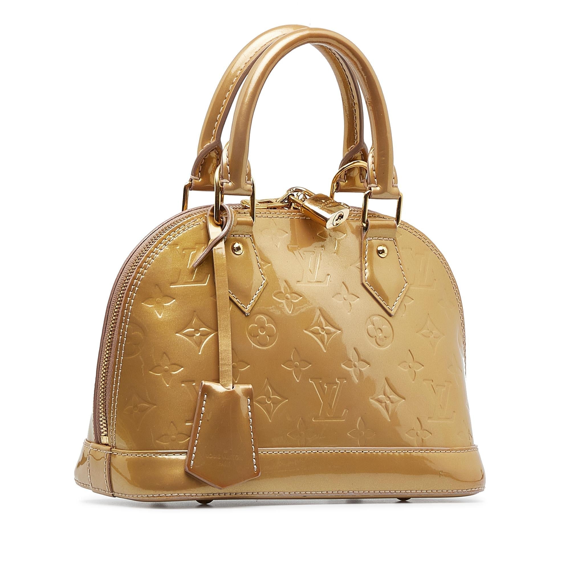 Louis Vuitton Monogram Vernis Alma BB (SHG-8kh7FP)