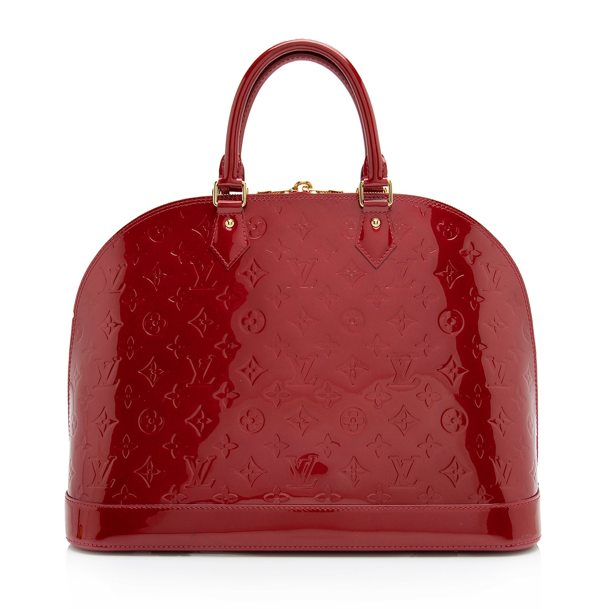 Louis Vuitton Monogram Vernis Alma GM Satchel (SHF-23700)