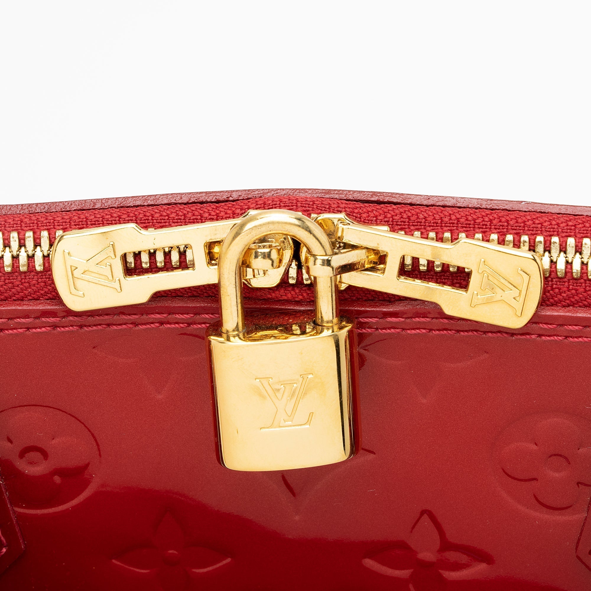 Louis Vuitton Monogram Vernis Alma GM Satchel (SHF-23700)