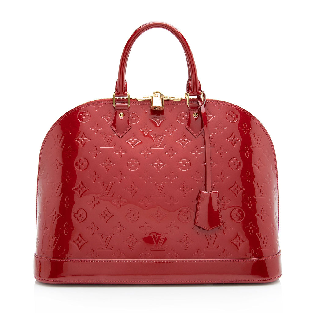 Louis Vuitton Monogram Vernis Alma GM Satchel (SHF-23700)