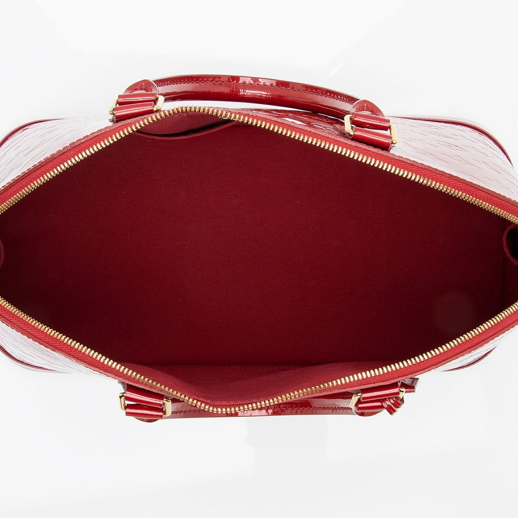 Louis Vuitton Monogram Vernis Alma GM Satchel (SHF-23700)