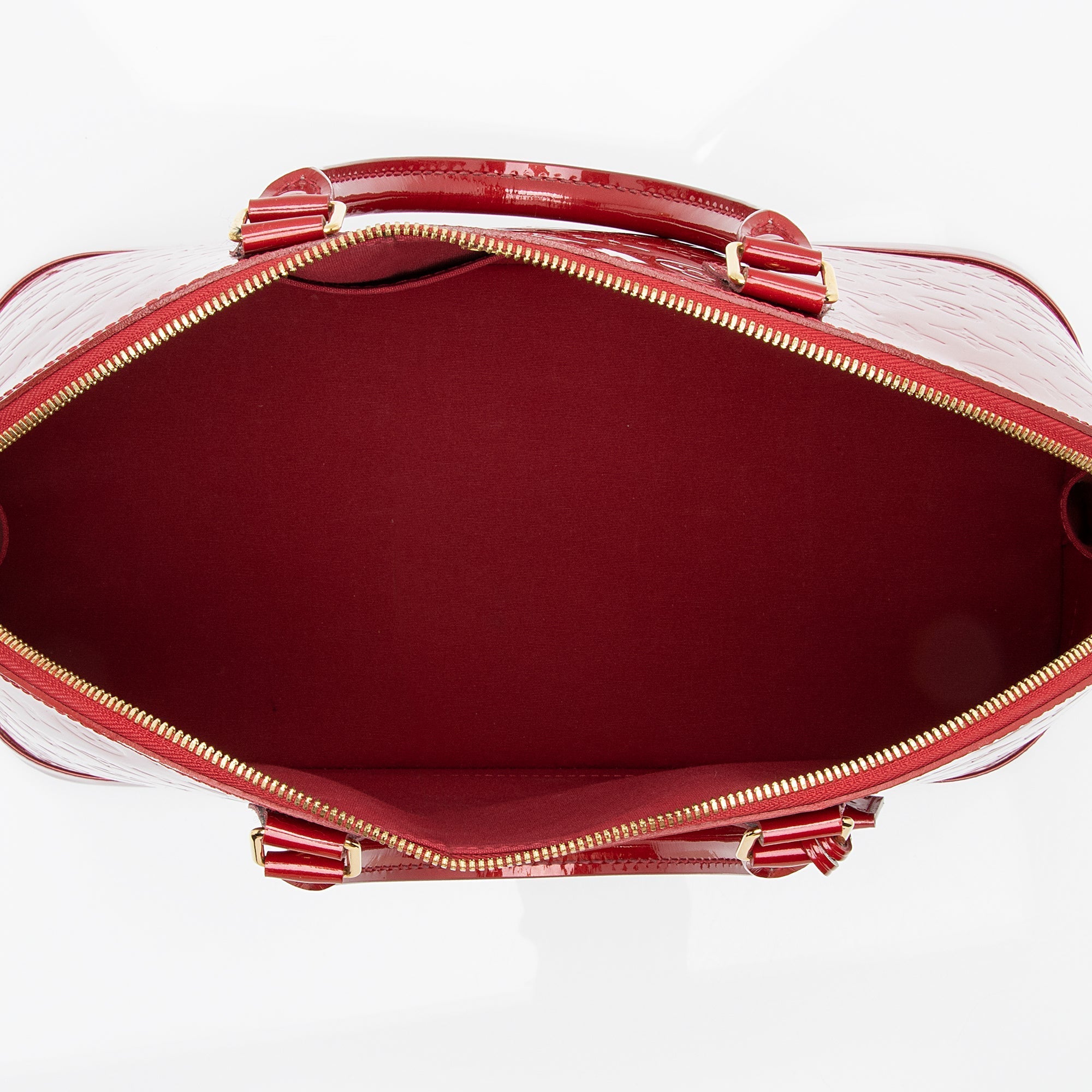 Louis Vuitton Monogram Vernis Alma GM Satchel (SHF-23700)