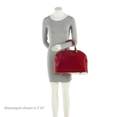 Louis Vuitton Monogram Vernis Alma GM Satchel (SHF-23700)
