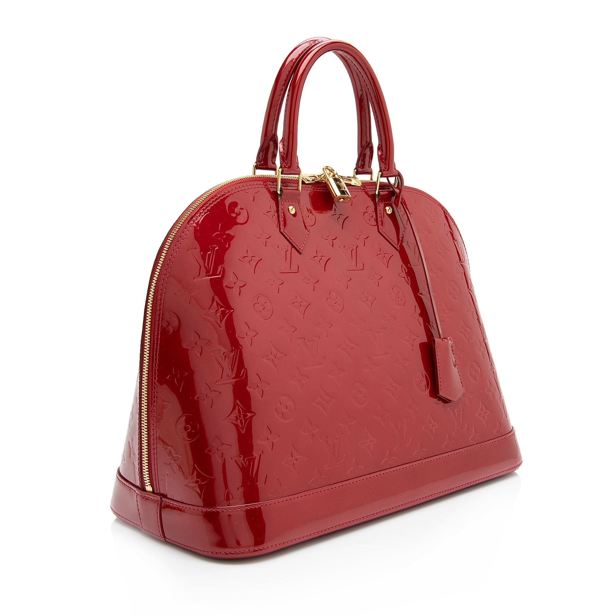 Louis Vuitton Monogram Vernis Alma GM Satchel (SHF-23700)