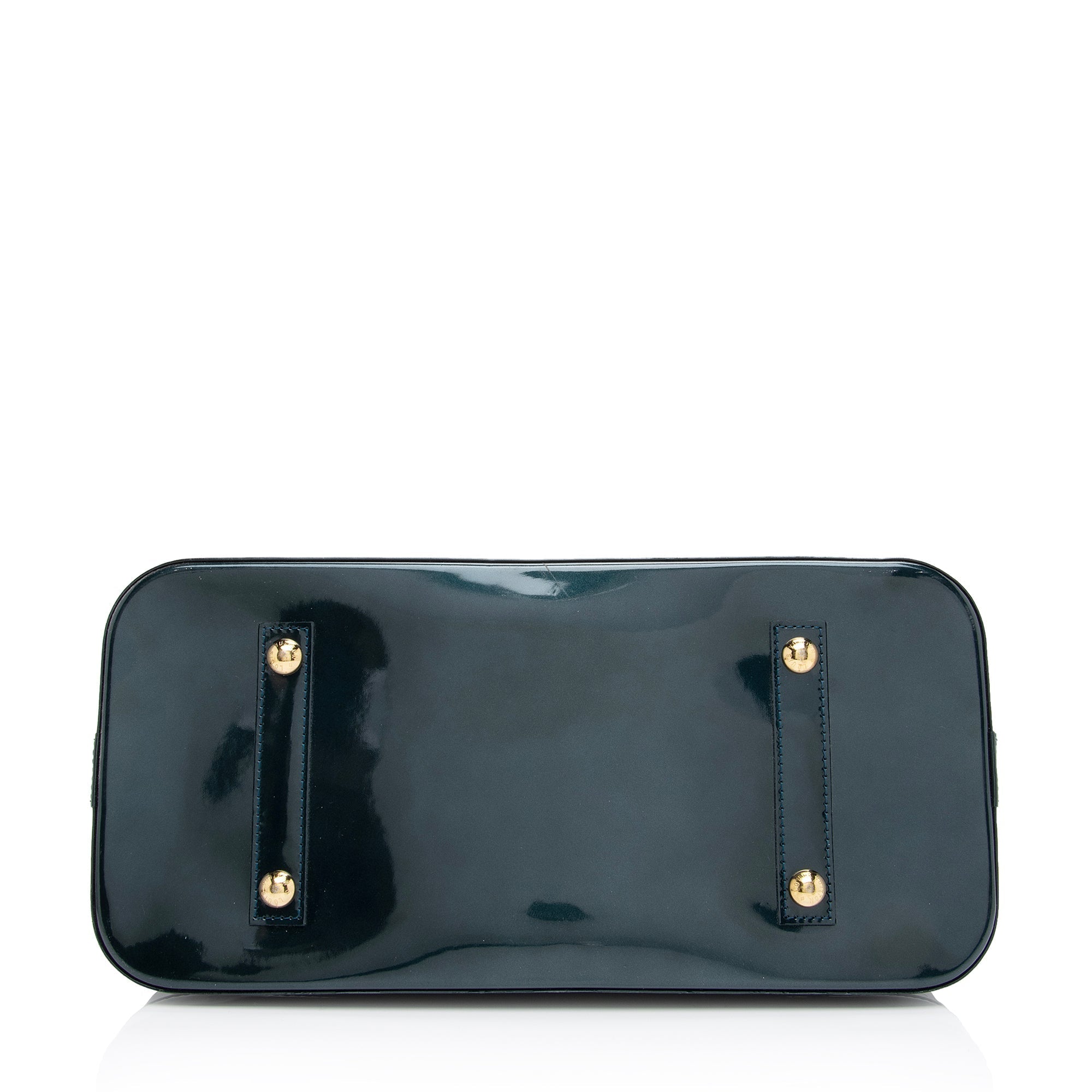 Louis Vuitton Monogram Vernis Alma GM Satchel (SHF-n4uWmK)