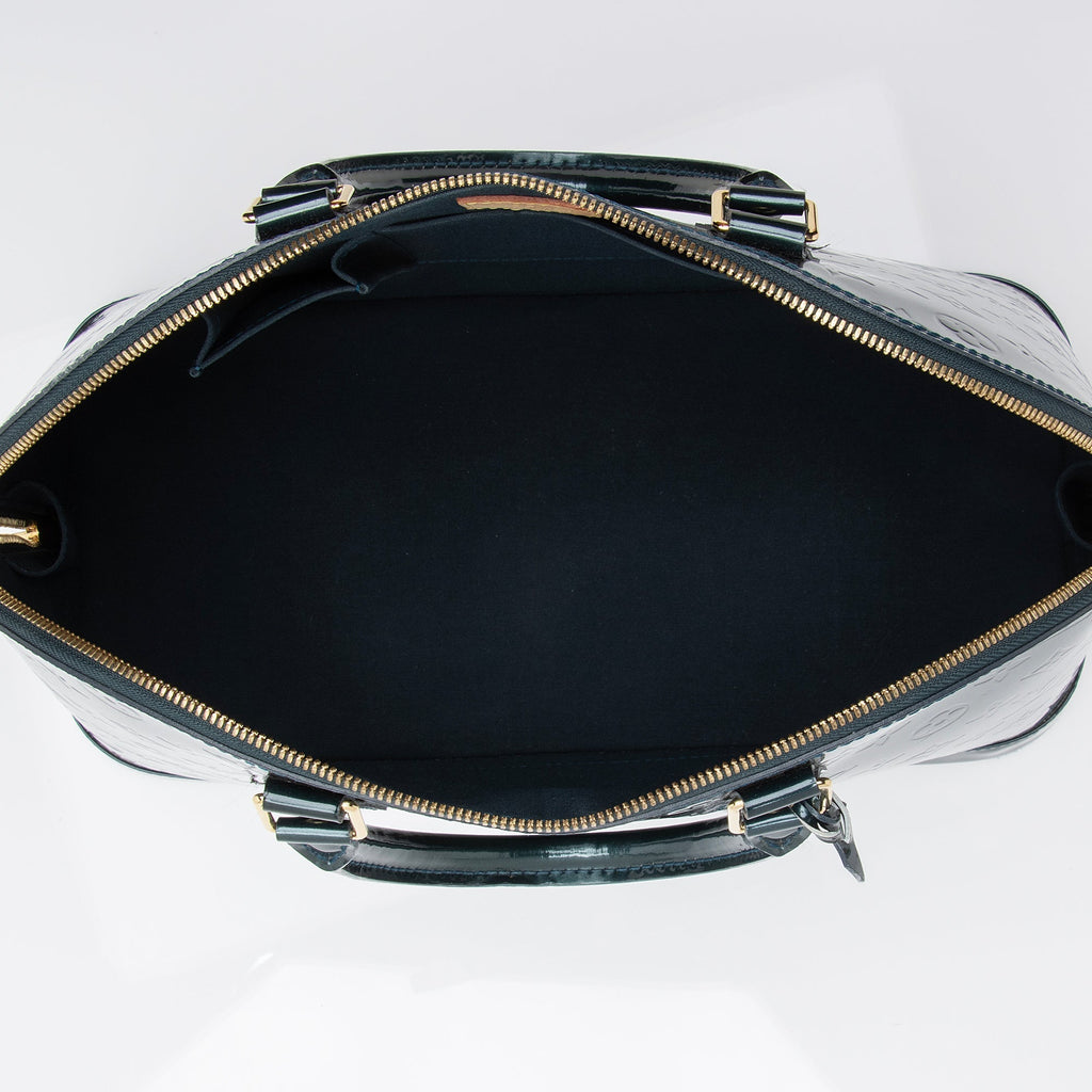 Louis Vuitton Monogram Vernis Alma GM Satchel (SHF-n4uWmK)