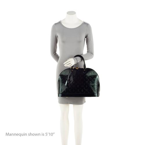Louis Vuitton Monogram Vernis Alma GM Satchel (SHF-n4uWmK)