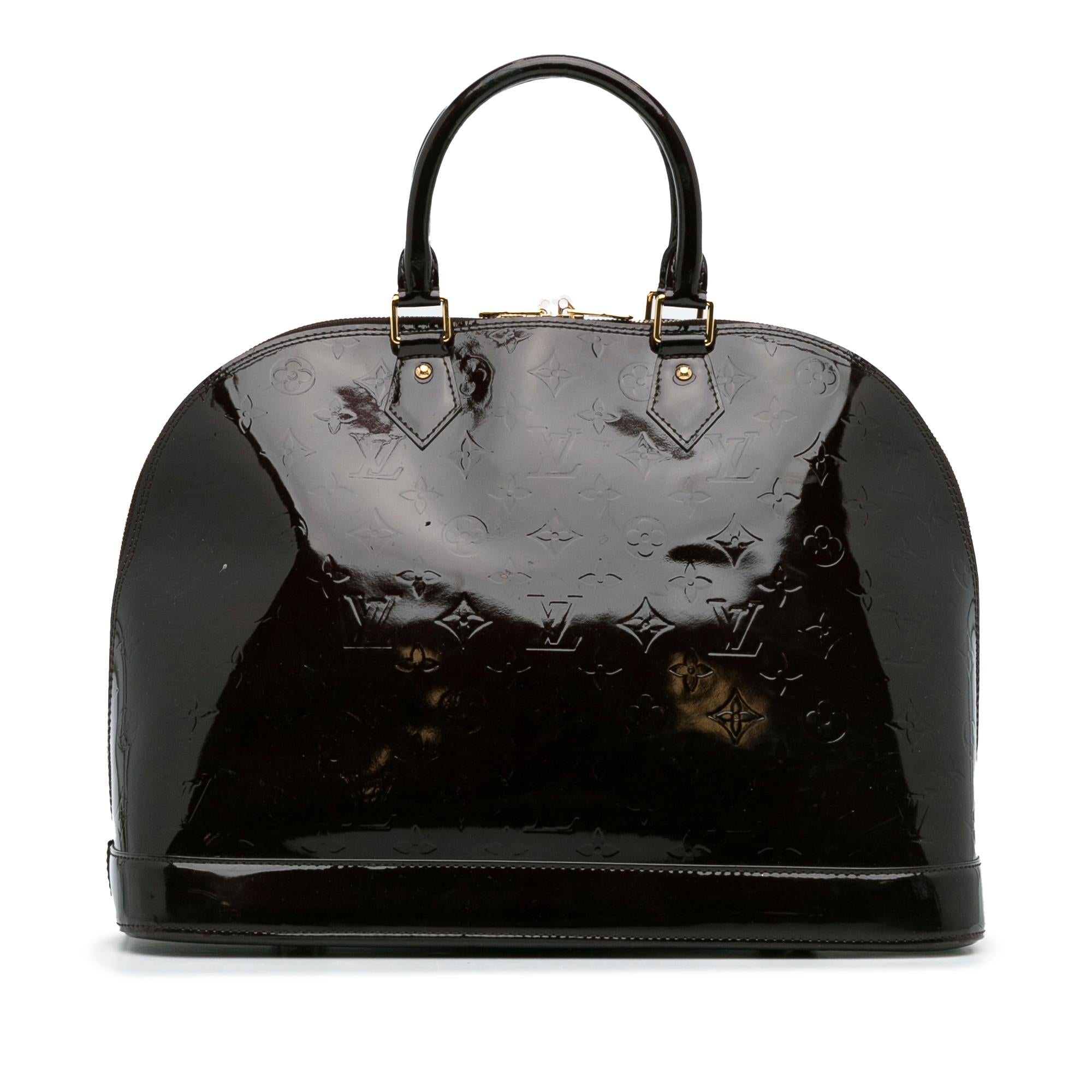 Louis Vuitton Monogram Vernis Alma GM (SHG-VQDbIb)