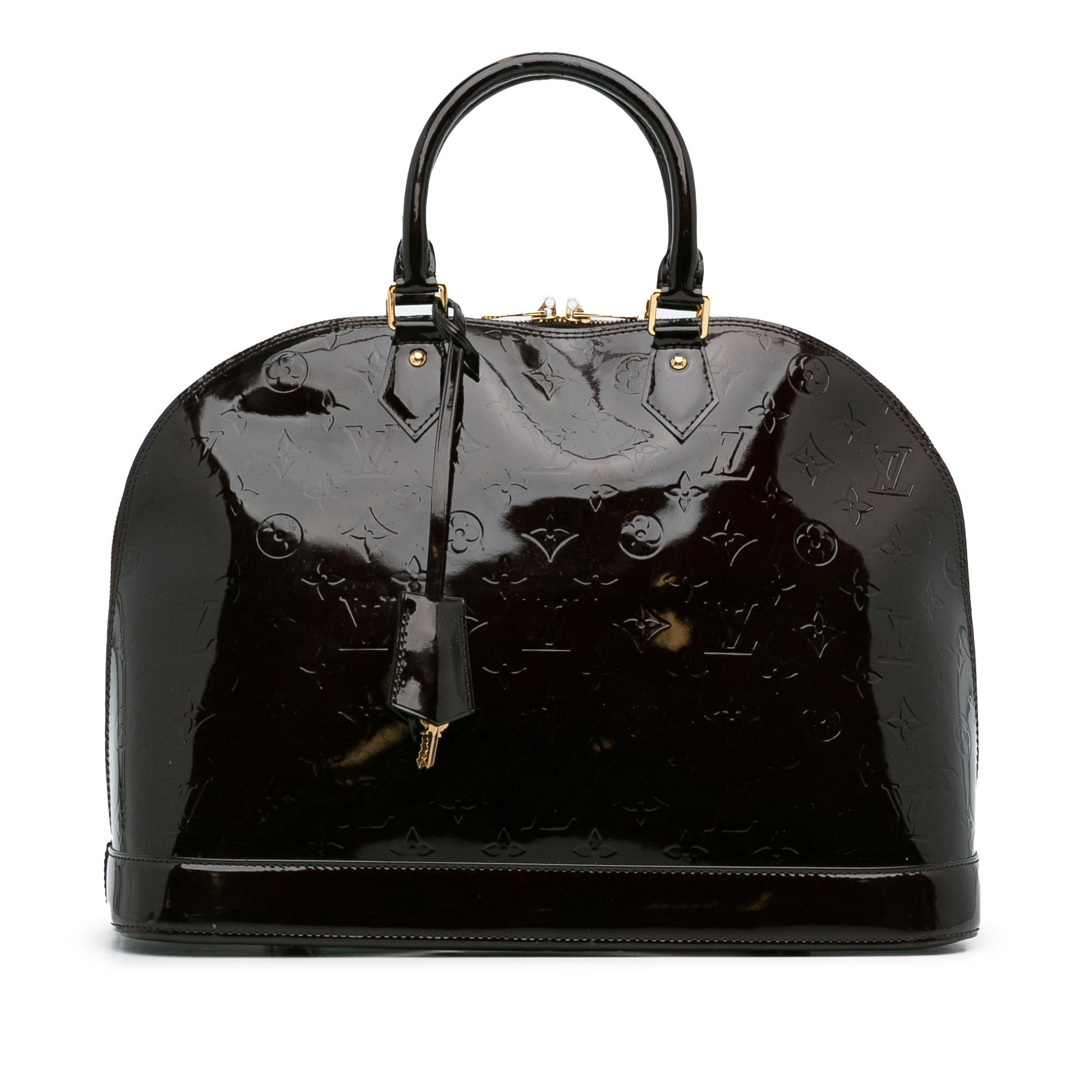 Louis Vuitton Monogram Vernis Alma GM (SHG-VQDbIb)