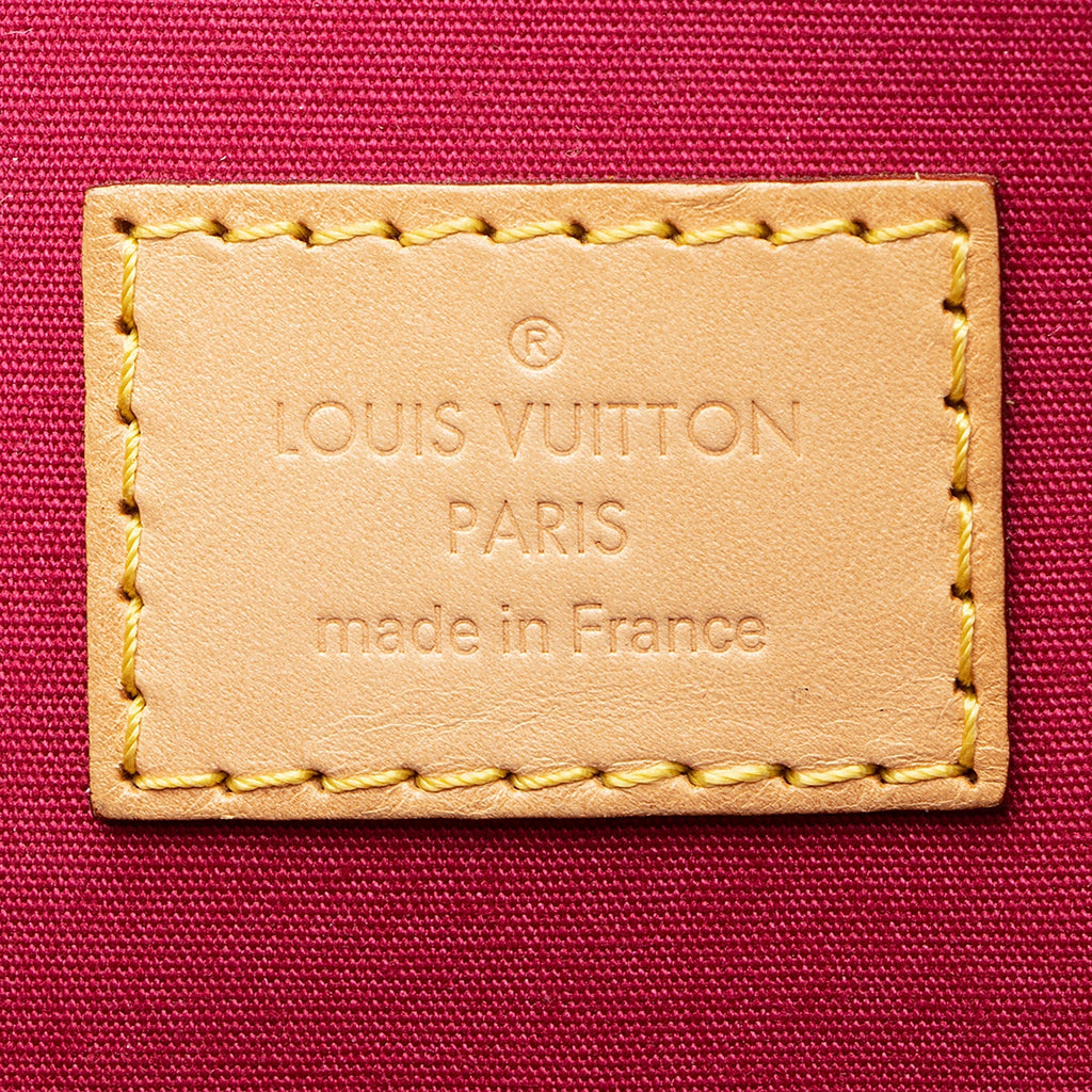 Louis Vuitton Monogram Vernis Alma MM Satchel (SHF-22630)