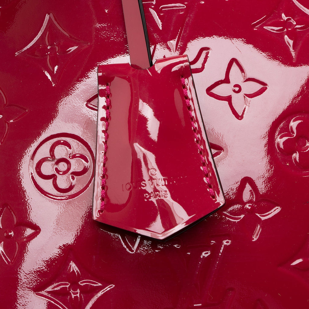 Louis Vuitton Monogram Vernis Alma MM Satchel (SHF-22630)