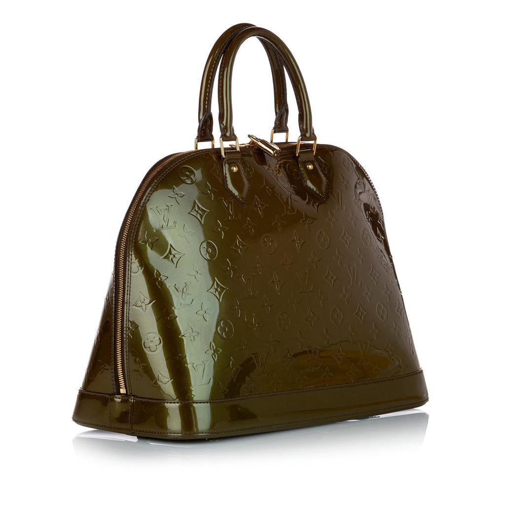 Louis Vuitton Monogram Vernis Alma MM (SHG-e8SrxN)