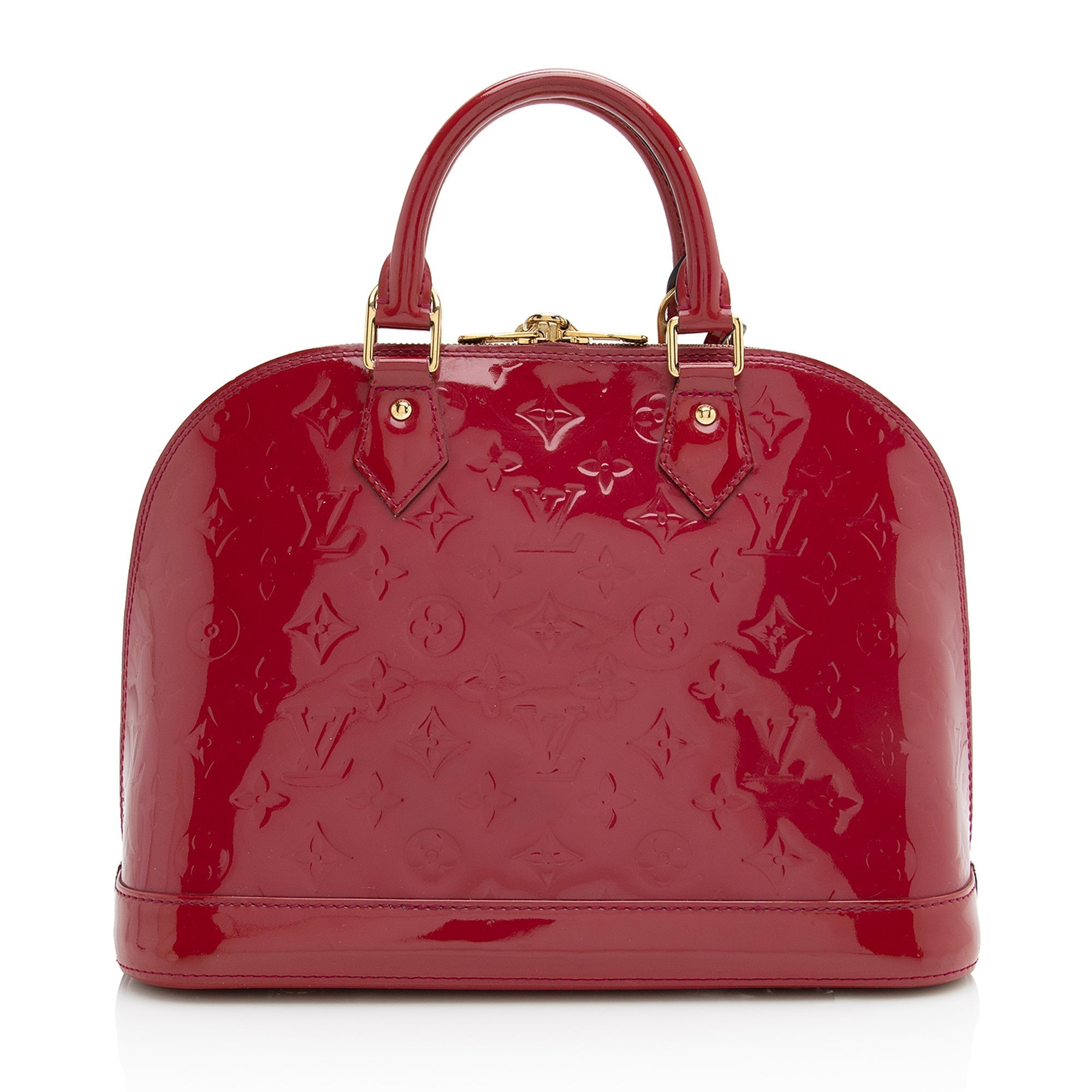 Louis Vuitton Monogram Vernis Alma PM Satchel (SHF-22631)