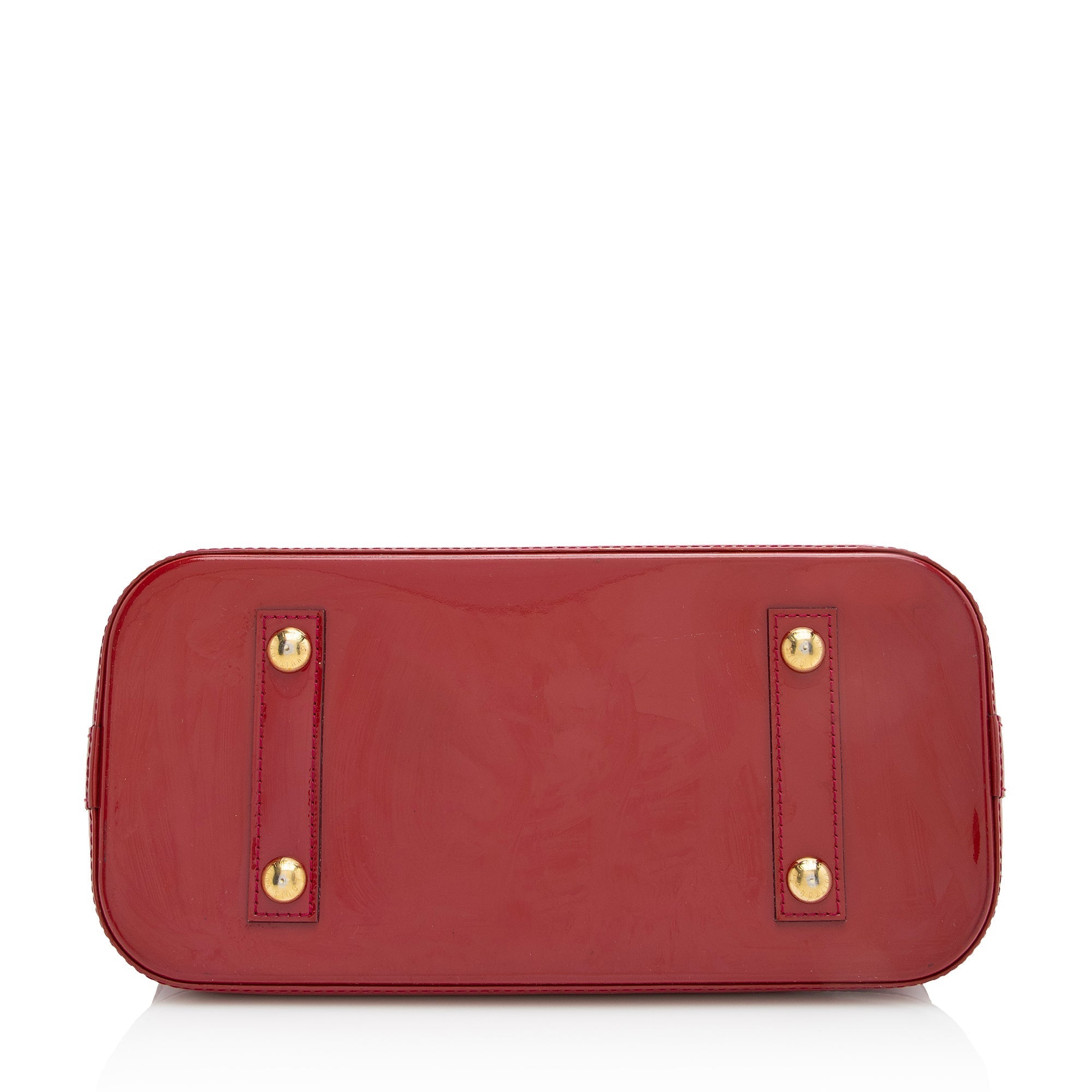 Louis Vuitton Monogram Vernis Alma PM Satchel (SHF-22631)