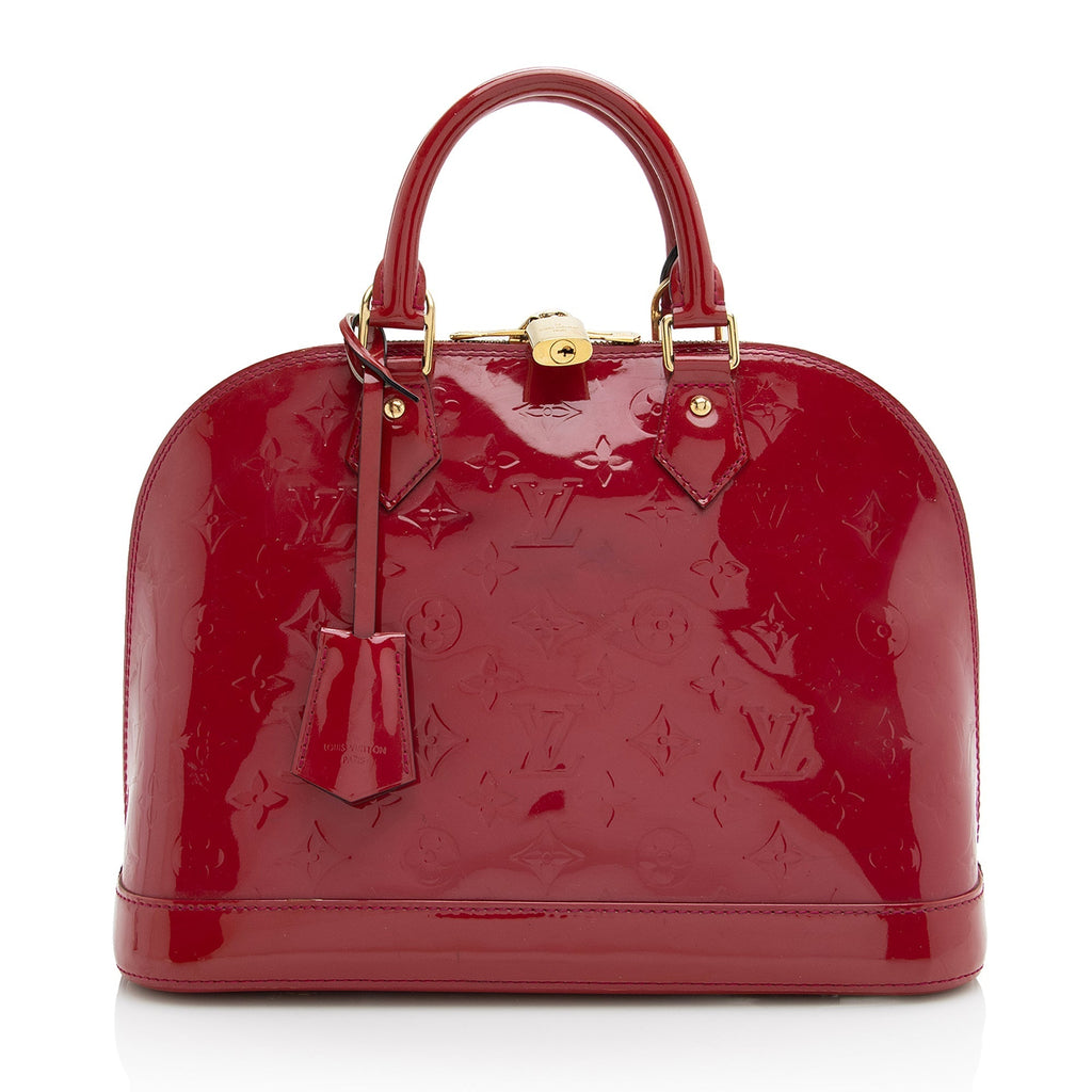 Louis Vuitton Monogram Vernis Alma PM Satchel (SHF-22631)