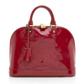 Louis Vuitton Monogram Vernis Alma PM Satchel (SHF-22631)