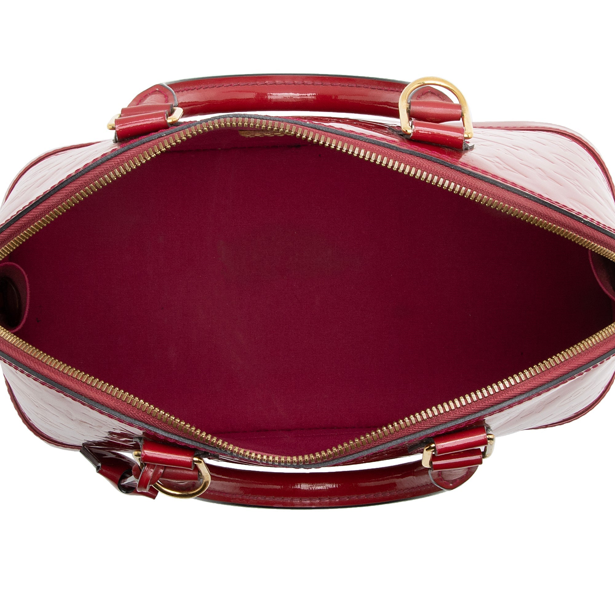 Louis Vuitton Monogram Vernis Alma PM Satchel (SHF-22631)