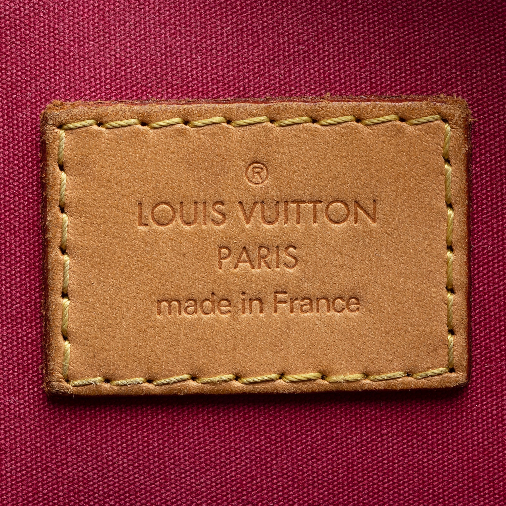 Louis Vuitton Monogram Vernis Alma PM Satchel (SHF-22631)