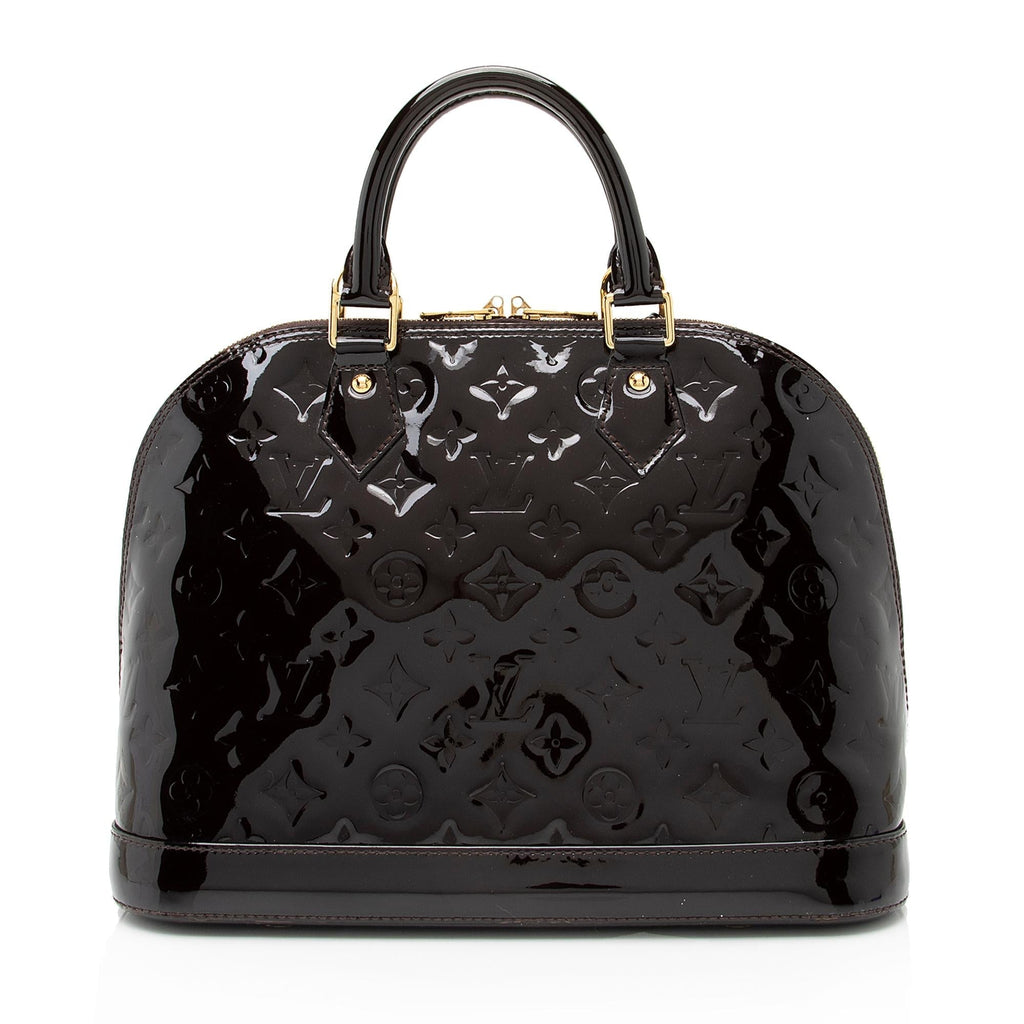 Louis Vuitton Monogram Vernis Alma PM Satchel (SHF-RKBVys)
