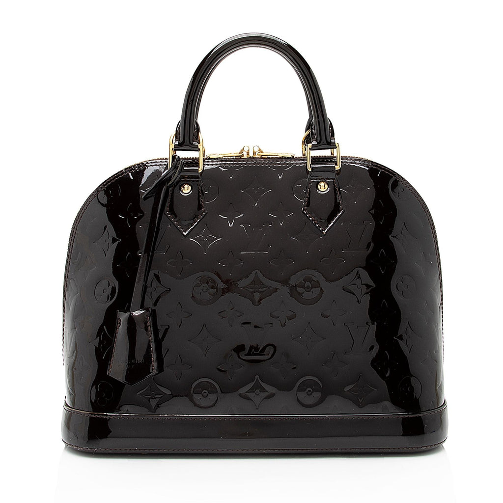 Louis Vuitton Monogram Vernis Alma PM Satchel (SHF-RKBVys)