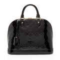 Louis Vuitton Monogram Vernis Alma PM Satchel (SHF-RKBVys)