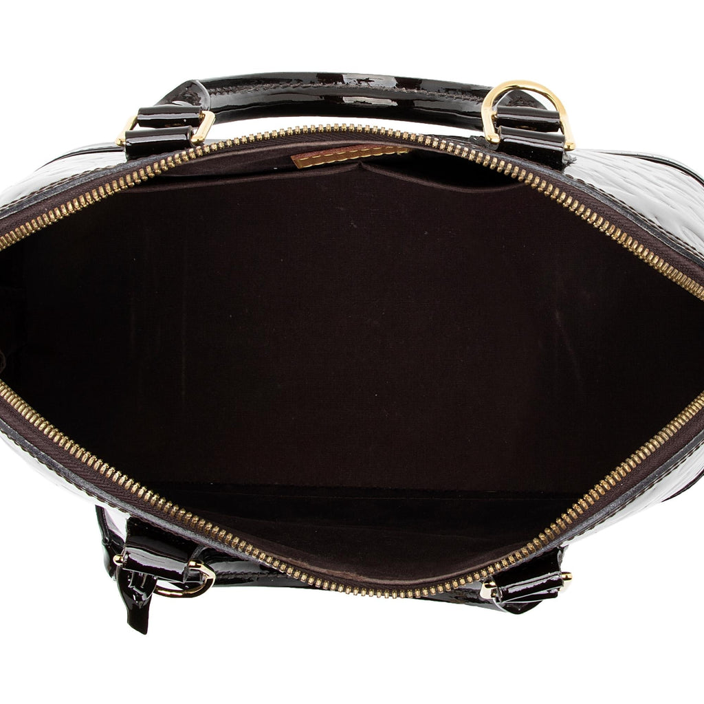 Louis Vuitton Monogram Vernis Alma PM Satchel (SHF-RKBVys)