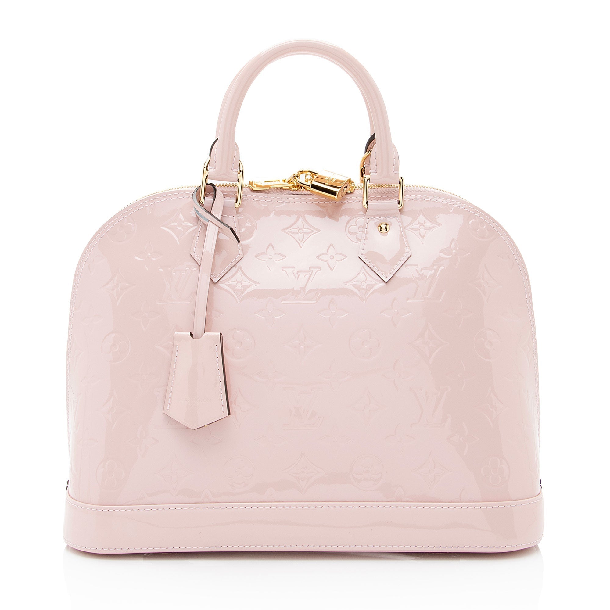 Louis Vuitton Monogram Vernis Alma PM Satchel (SHF-D9F4mc)