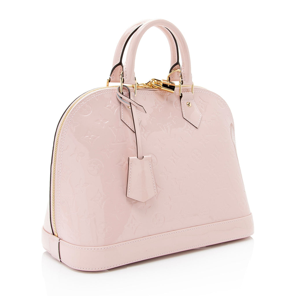 Louis Vuitton Monogram Vernis Alma PM Satchel (SHF-D9F4mc)