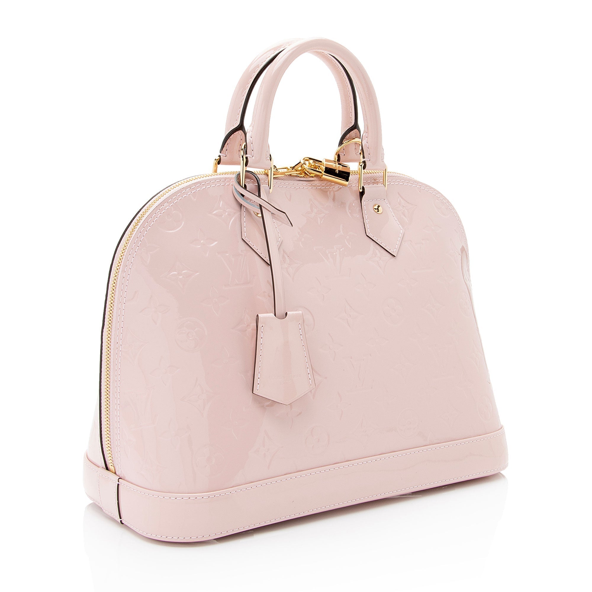 Louis Vuitton Monogram Vernis Alma PM Satchel (SHF-D9F4mc)