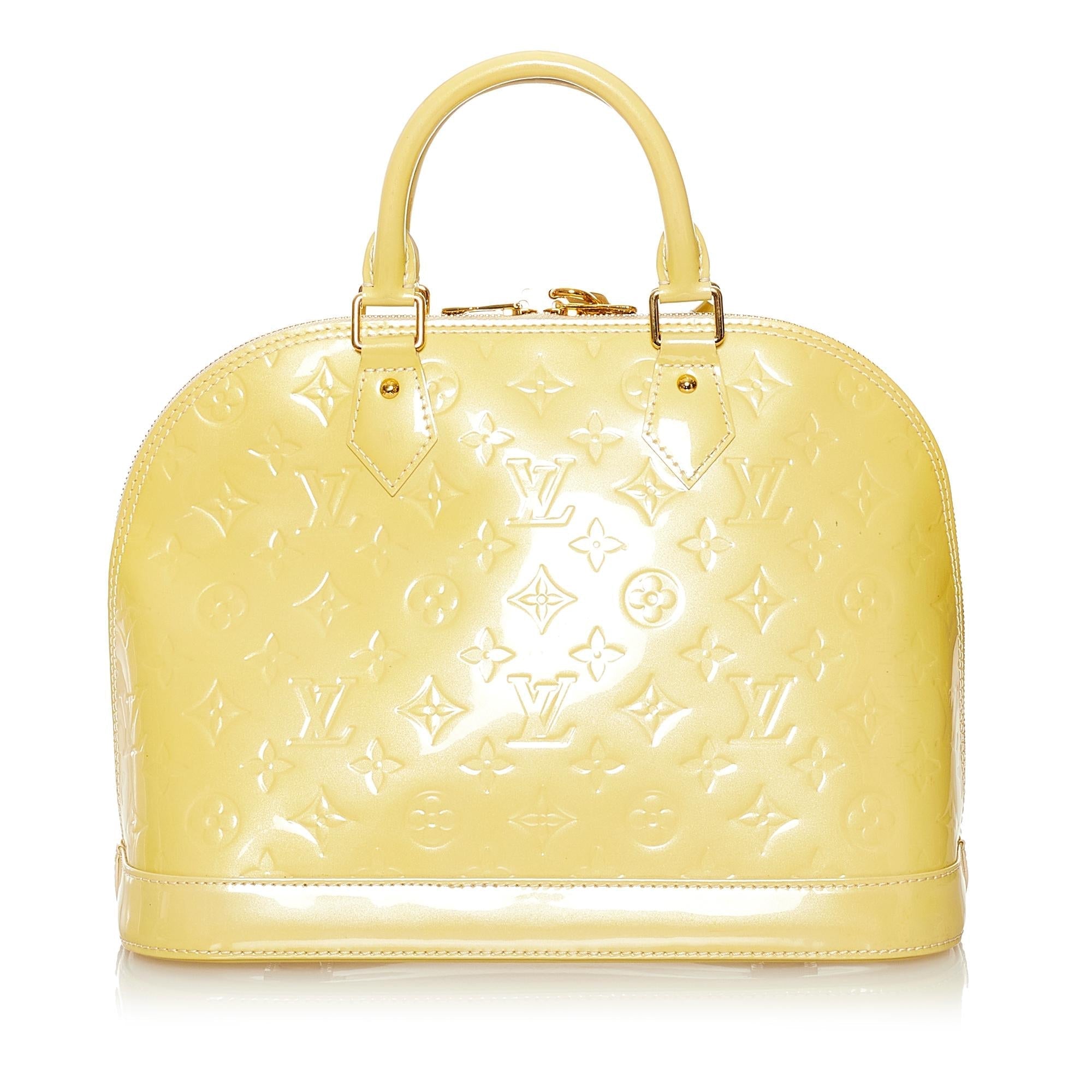 Louis Vuitton Monogram Vernis Alma PM (SHG-35318)