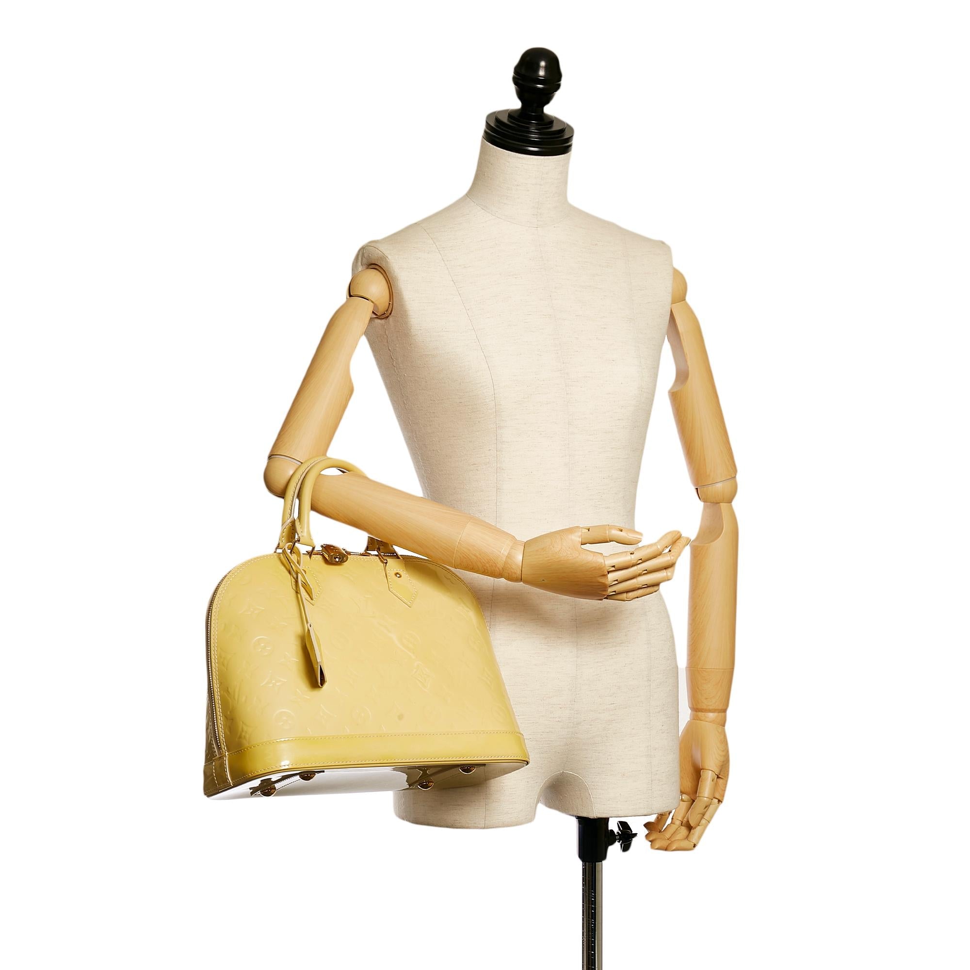 Louis Vuitton Monogram Vernis Alma PM (SHG-35318)