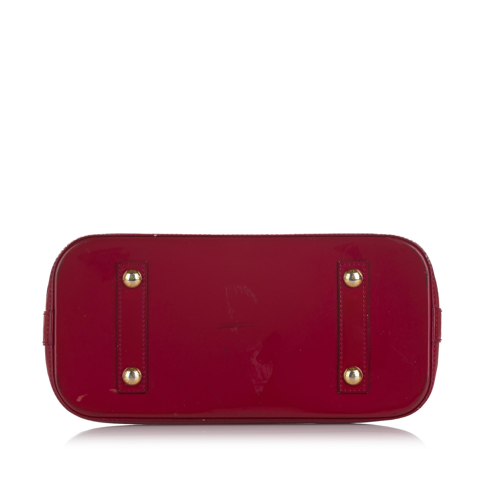 Louis Vuitton Monogram Vernis Alma PM (SHG-37036)