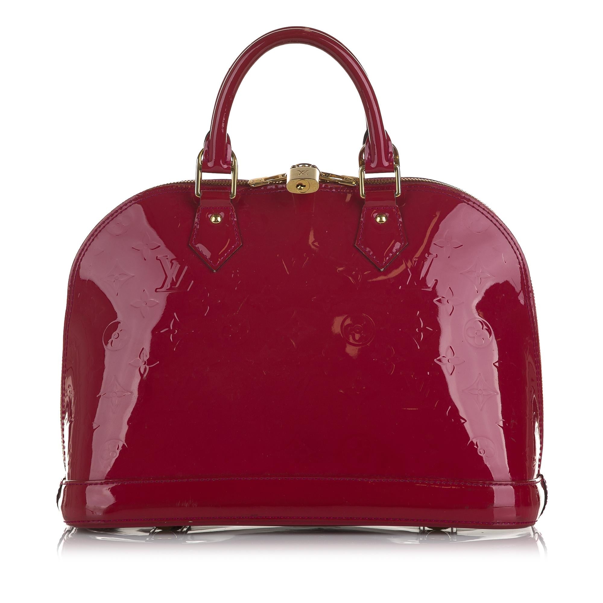Louis Vuitton Monogram Vernis Alma PM (SHG-37036)
