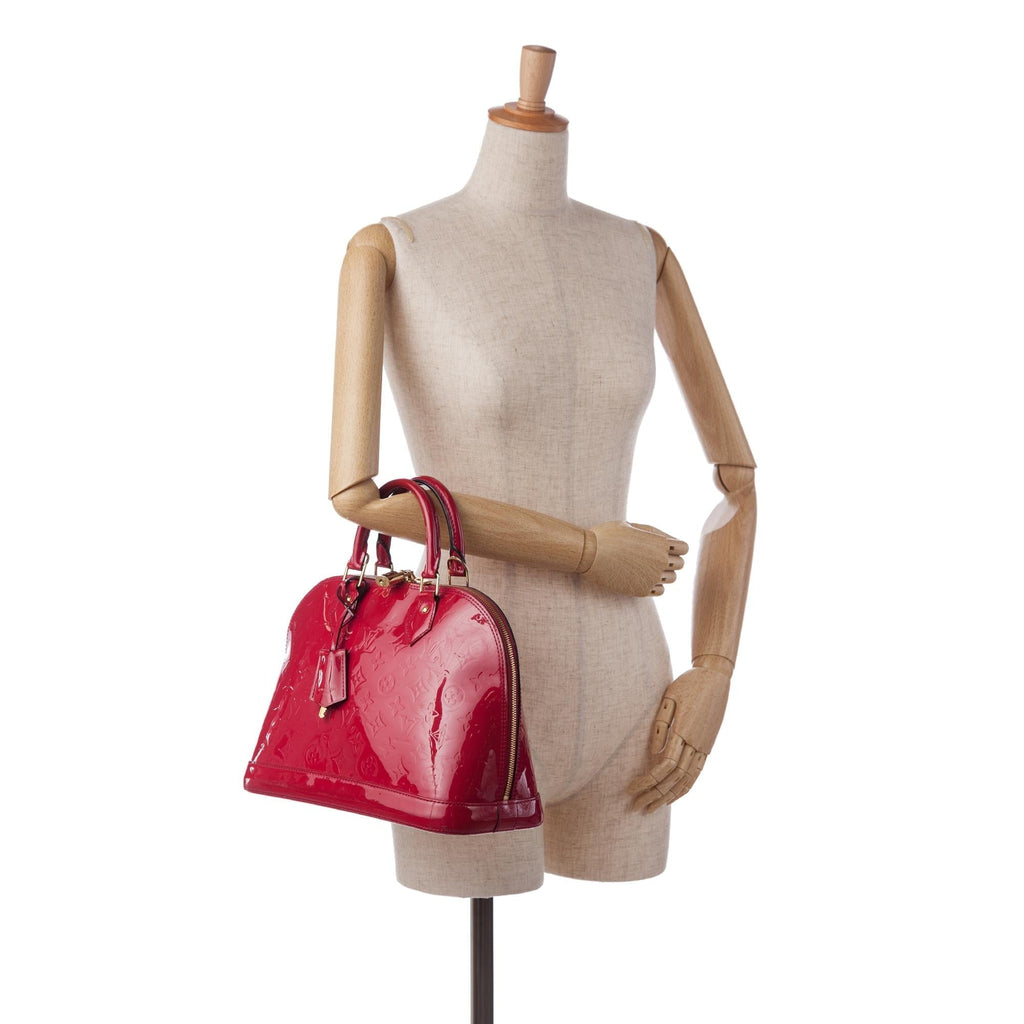 Louis Vuitton Monogram Vernis Alma PM (SHG-37036)