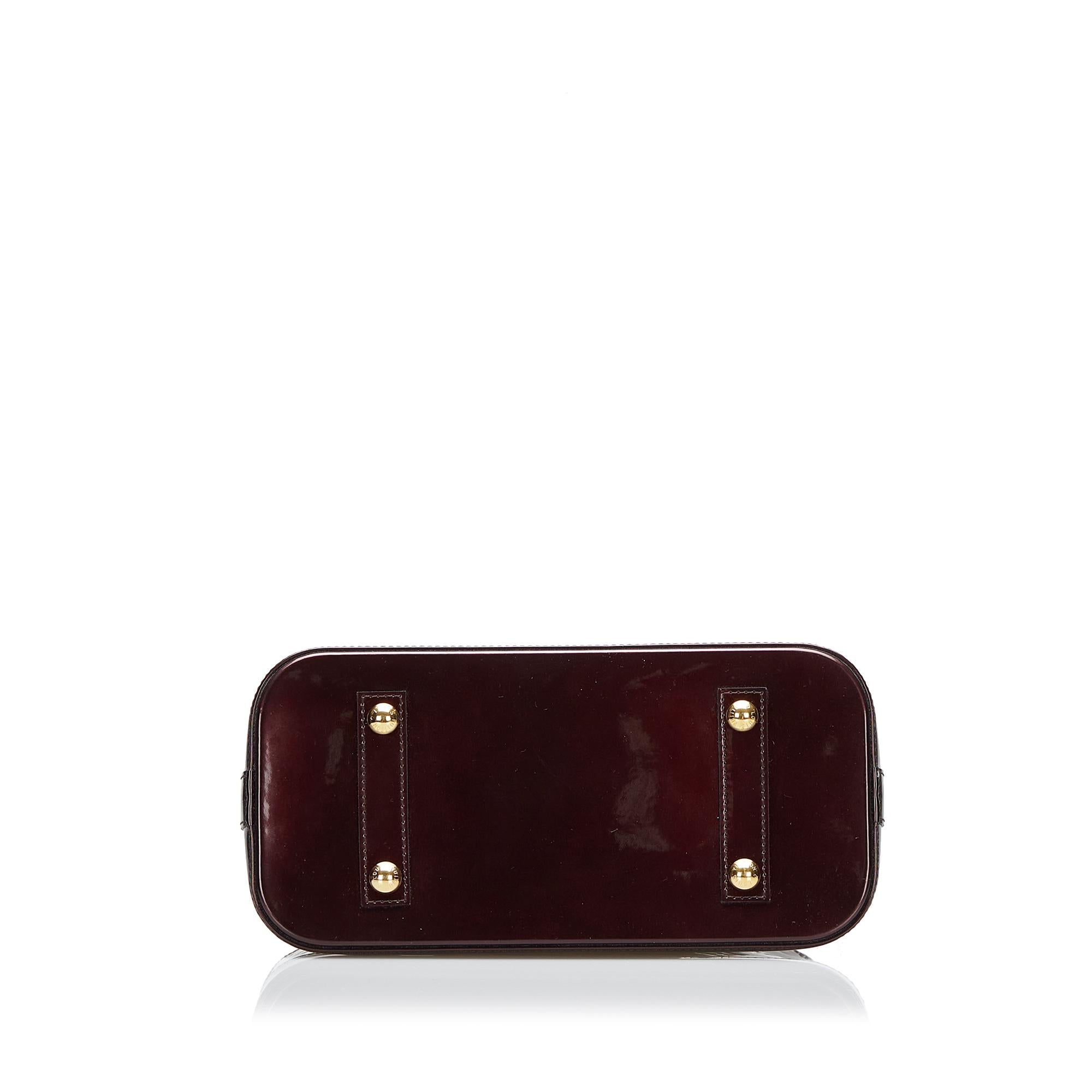 Louis Vuitton Monogram Vernis Alma PM (SHG-zIoAjG)