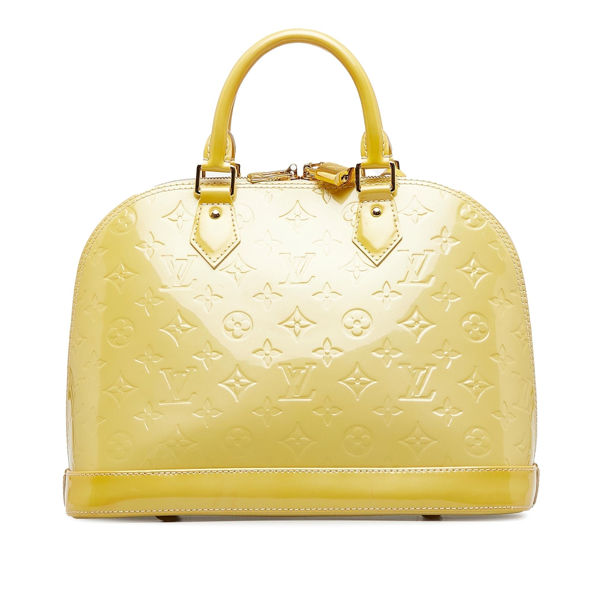 Louis Vuitton Monogram Vernis Alma PM (SHG-6v1uom)